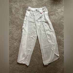 White bathing suit cover up